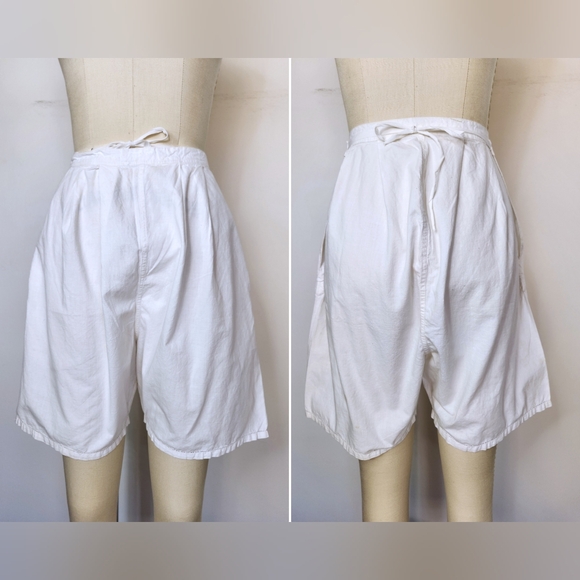 1900s Italian Bloomers Antique Victorian Pantaloons Edwardian Lingerie S M